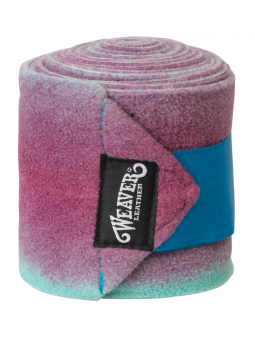Weaver Leather Leg Wraps Ombre purple / turquoise
