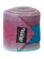 Weaver Leather Leg Wraps Ombre purple / turquoise