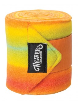Weaver Leather Leg Wraps Ombre orange/ yellow