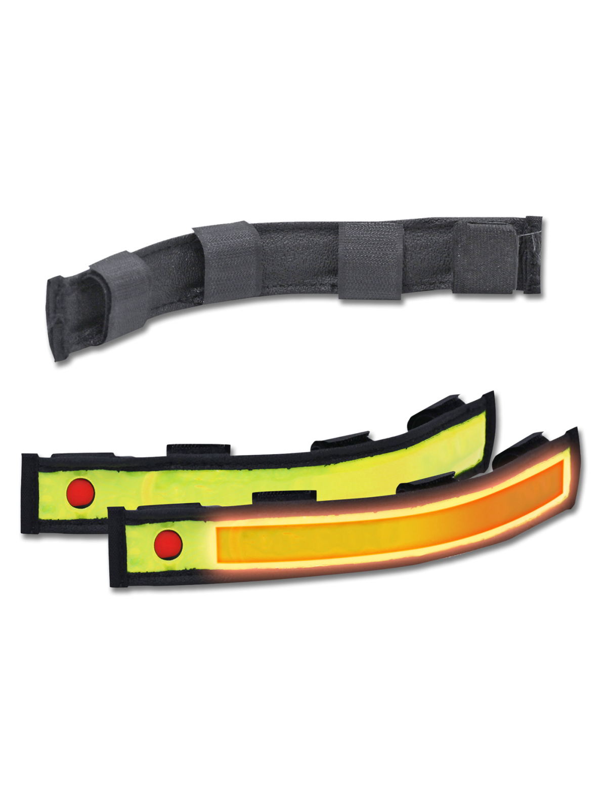 Reflexband mit Blinkfunktion