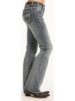 Rock & Roll Cowgirl Mid-Rise Boot Cut Jeans 2332