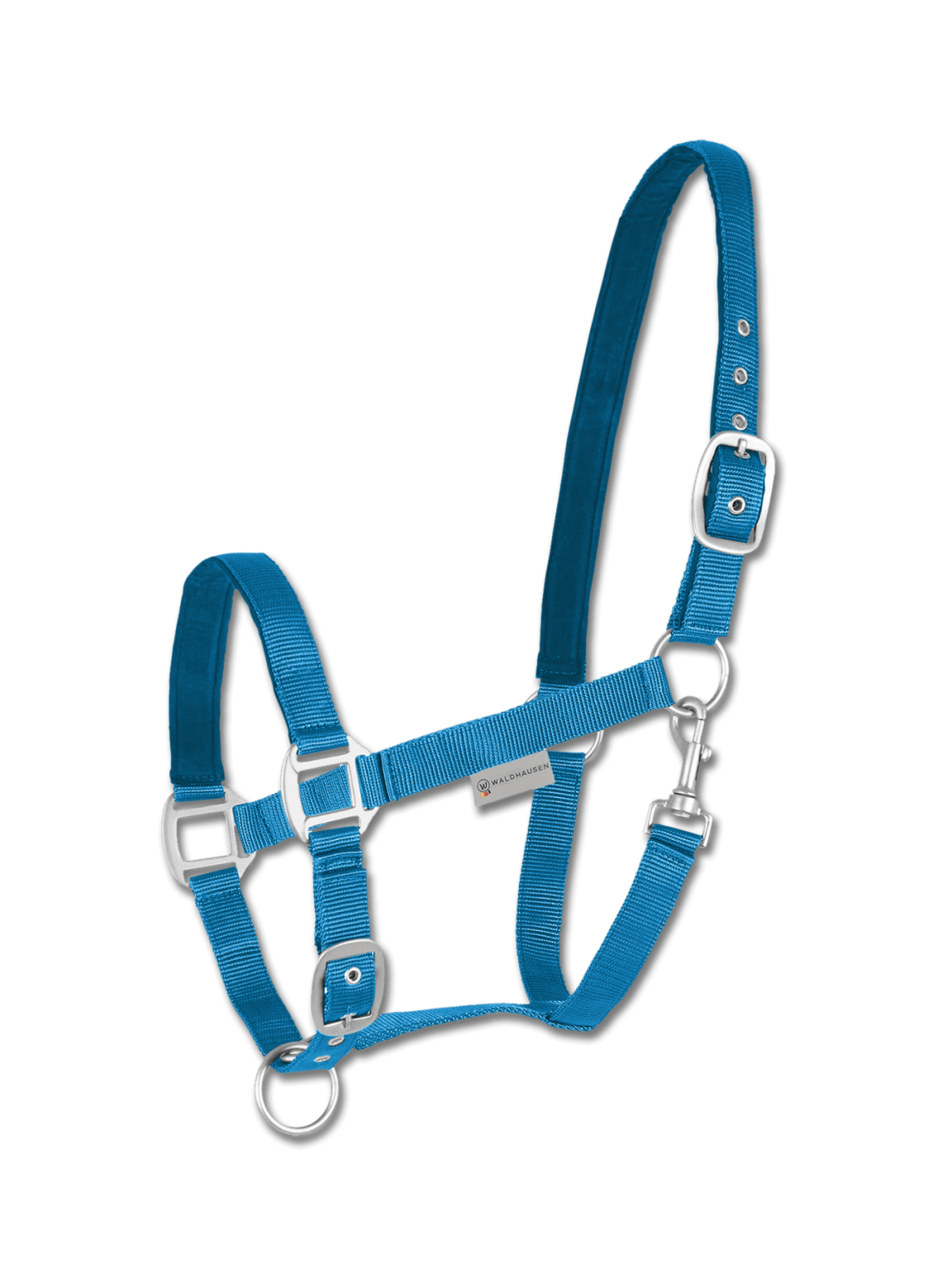 Perlon Halter Satin azure blue