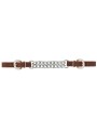 Bridle Leather Curb Straps with Chain