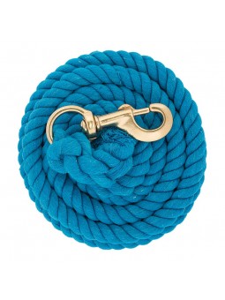 Cotton Lead Rope - Solid hurrican blue