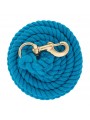 Cotton Lead Rope - Solid hurrican blue