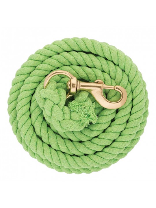 Cotton Lead Rope - Solid lime