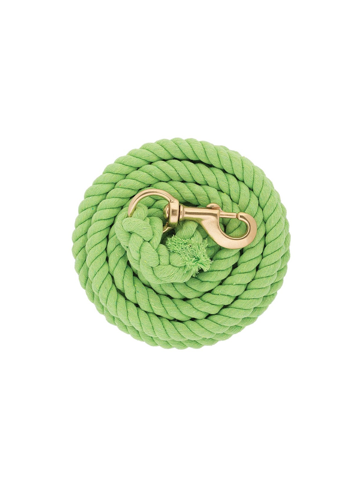 Cotton Lead Rope - Solid lime