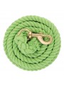 Cotton Lead Rope - Solid lime