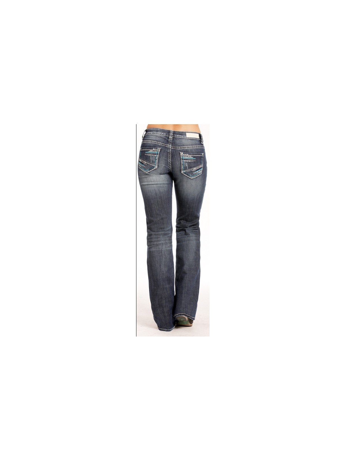 Rock & Roll Cowgirl Riding Jeans 4607