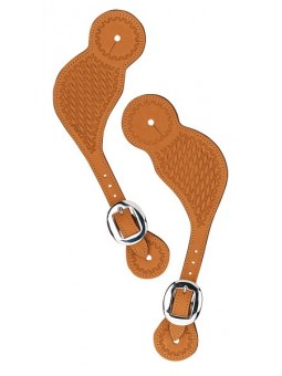 Basketweave Spur Straps