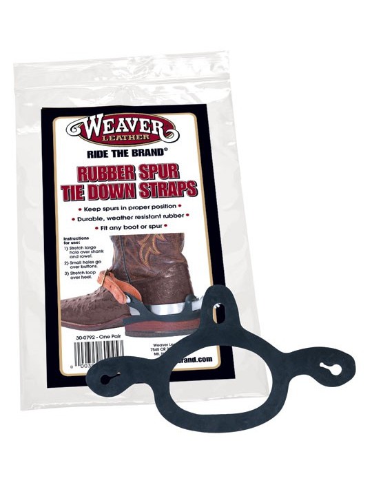 Spur Tie Down Straps - Rubber