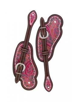 Vintage Paisley Spur Straps