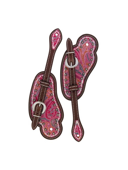 Vintage Paisley Spur Straps