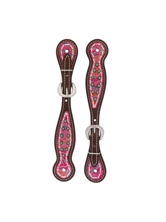 Vintage Paisley Spur Straps