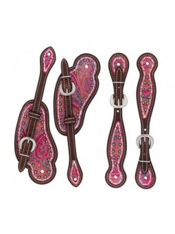 Vintage Paisley Spur Straps