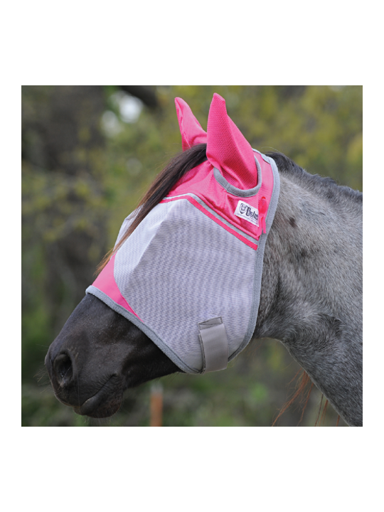 Crusader Fly Mask w. Ears Pink