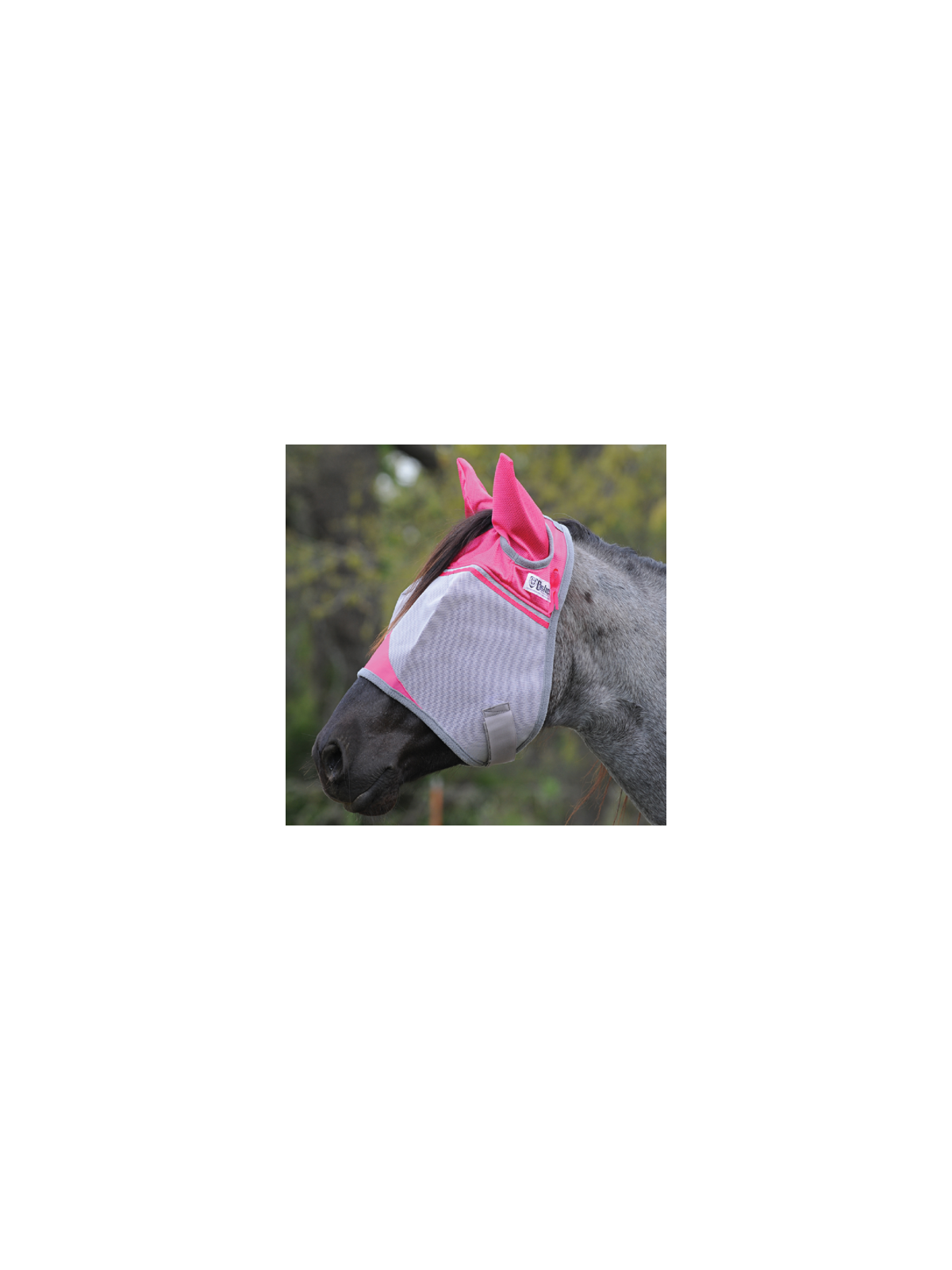 Crusader Fly Mask w. Ears Pink
