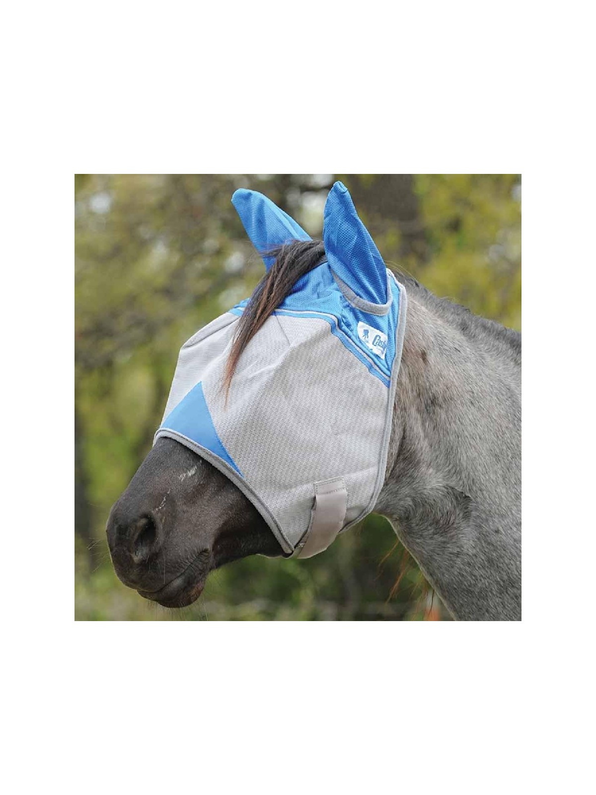 Crusader Fly Mask w. Ears blue