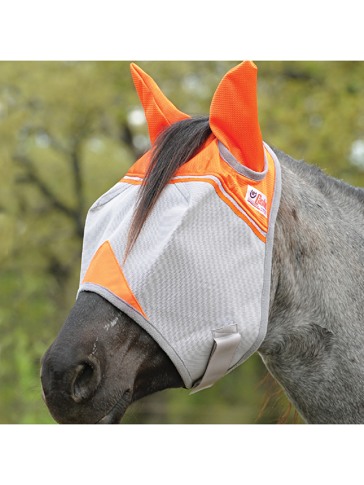 Crusader Fly Mask w. Ears Orange