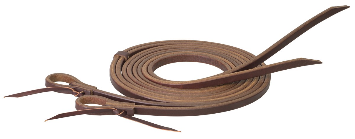 5/8 X 8 Weaver Horse Tack Working Cowboy Leather Split Reins Chestnut for sale online
