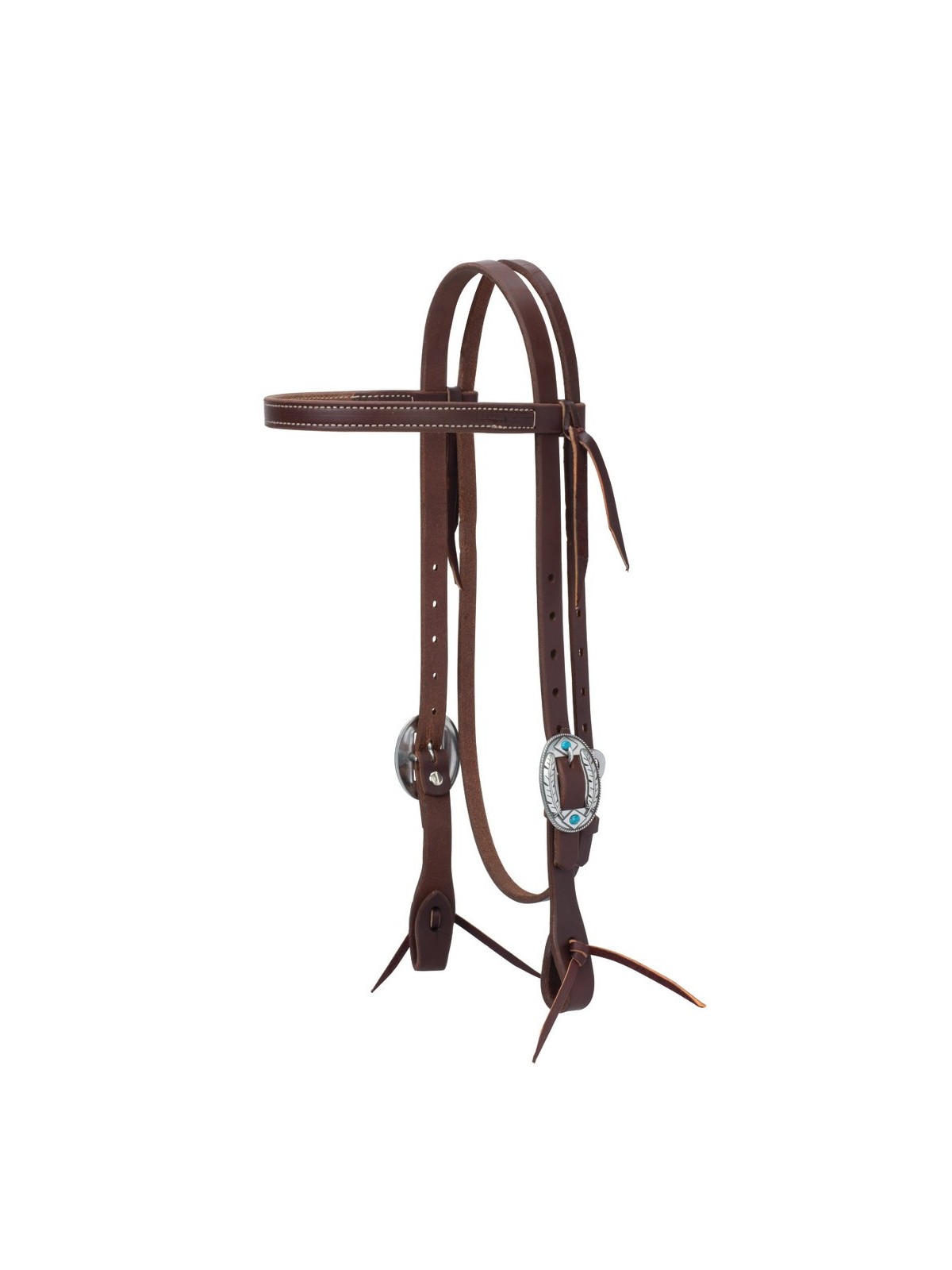 Weaver Leather Working Cowboy Tack Stirnband Zaum Feder 10-0605