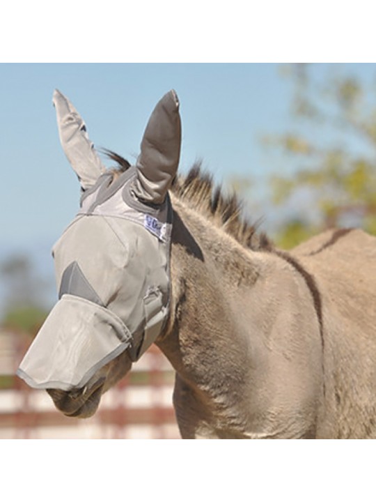 thumbnail image 2 of Cashel Quiet Ride Horse Fly Mask - Long Nose & Ear Protection For Trail Riding 2 of 4