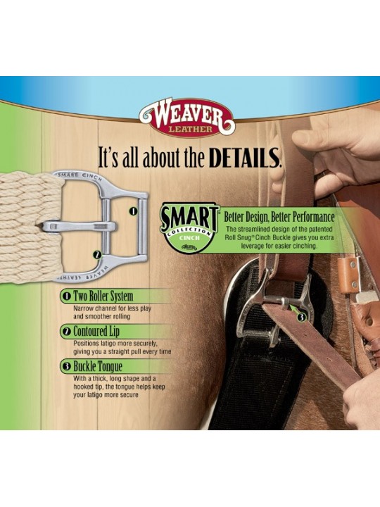 Weaver Leather Neoprene Straight Smart Cinch With New And