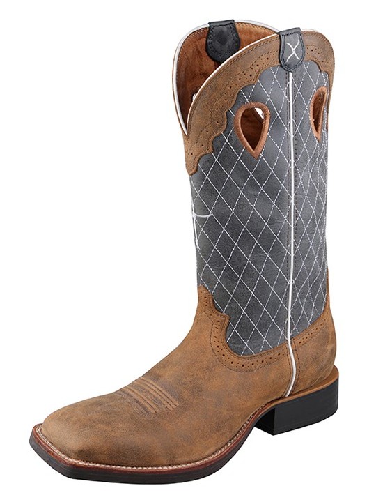 Twisted X Ruff Stock Boot MRS0027 Westernstiefel blau/braun