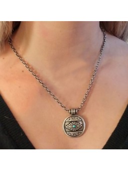 Aztec Eyes Necklace