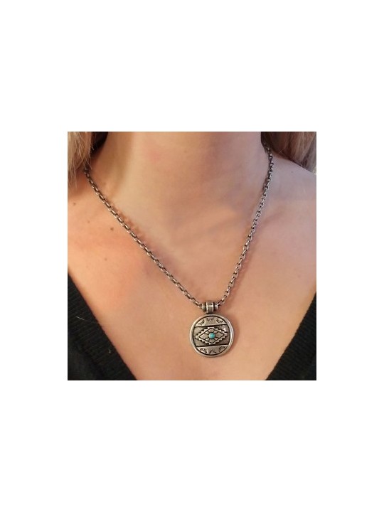 Aztec Eyes Necklace