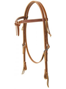 Deluxe Latigo Leather Knotted Headstall
