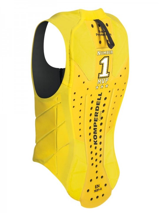 Back Protector Ballistic Vest Junior yellow