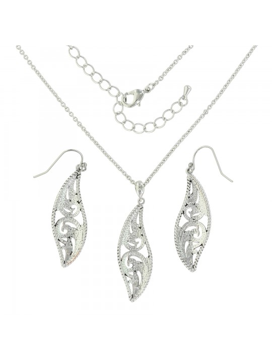 MONTANA SILVERSMITHS Meet at the Gates Filigree Jewelry Set JS3959