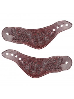 Martin Saddlery Mens' Dove Wing Mountain Daisy Spur Straps SSDWCHMD