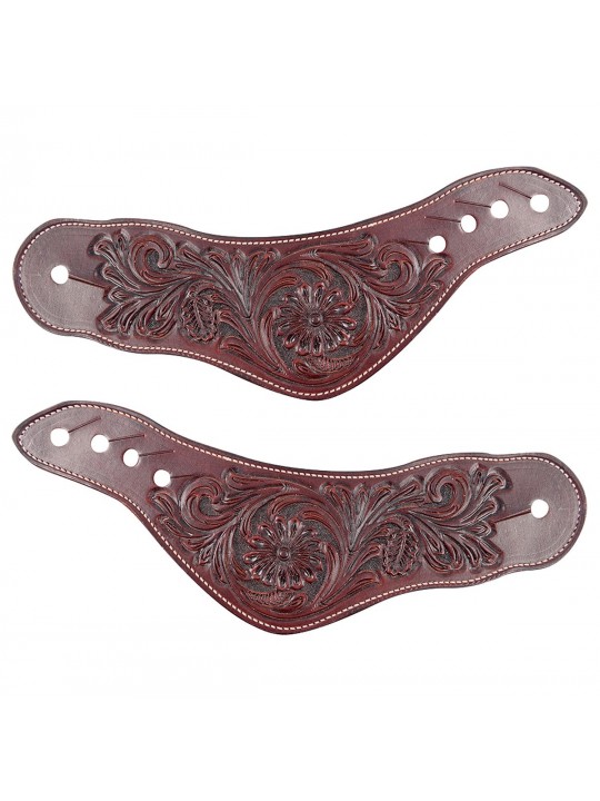 Martin Saddlery Mens' Dove Wing Mountain Daisy Spur Straps SSDWCHMD