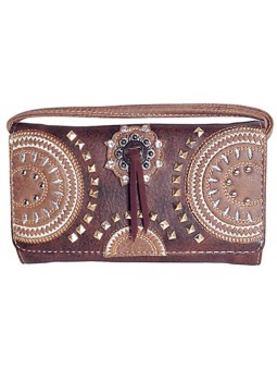 Wallet Circles brown