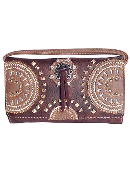 Wallet Circles brown