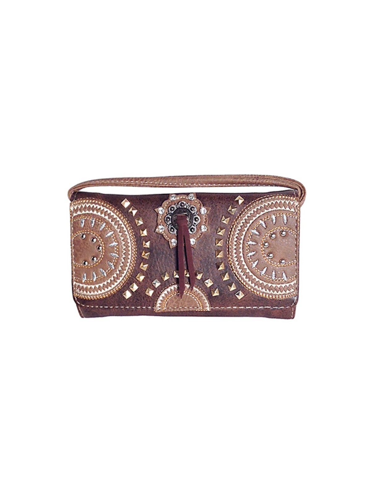 Wallet Circles brown