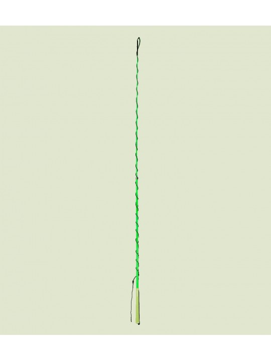 Teleskop Longierpeitsche mit Golfgriff neon grün