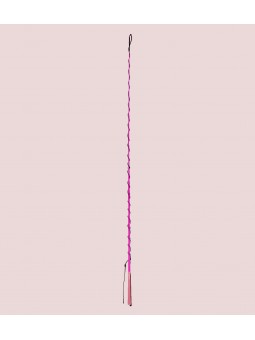 Teleskop Longierpeitsche mit Golfgriff neon pink