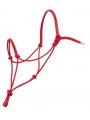 Silvertip Rope Halter Solid Red