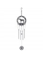 Wind Chime Black Silver