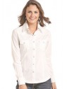 Stretch Poplin Shirt White