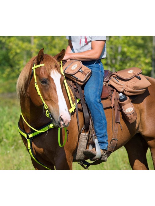 Polyester Saddle Bag brown