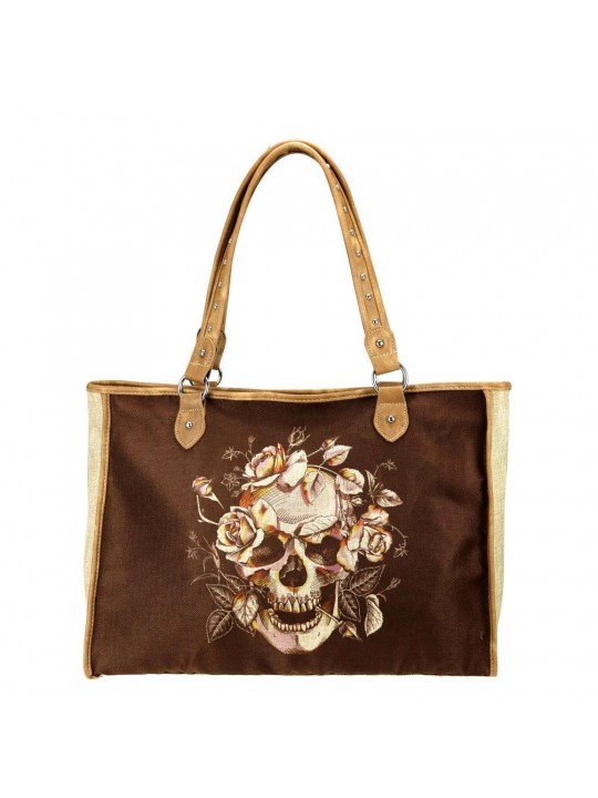 Tragetasche Canvas Skull