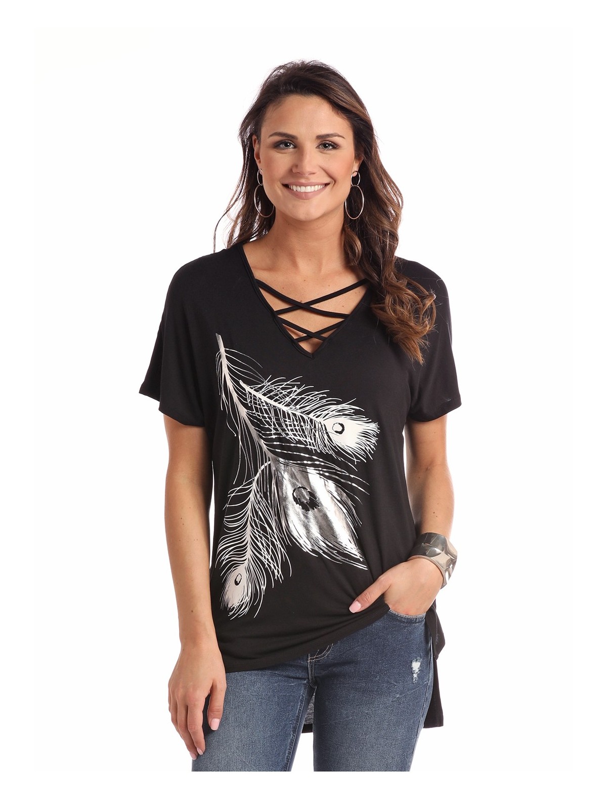 Silver Feather Shirt
