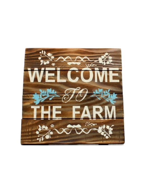 Wecome to the Farm Schild