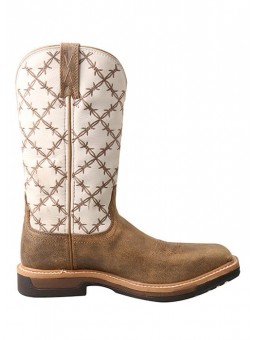 Lite Cowboy Workboot WLCA001 bomber white