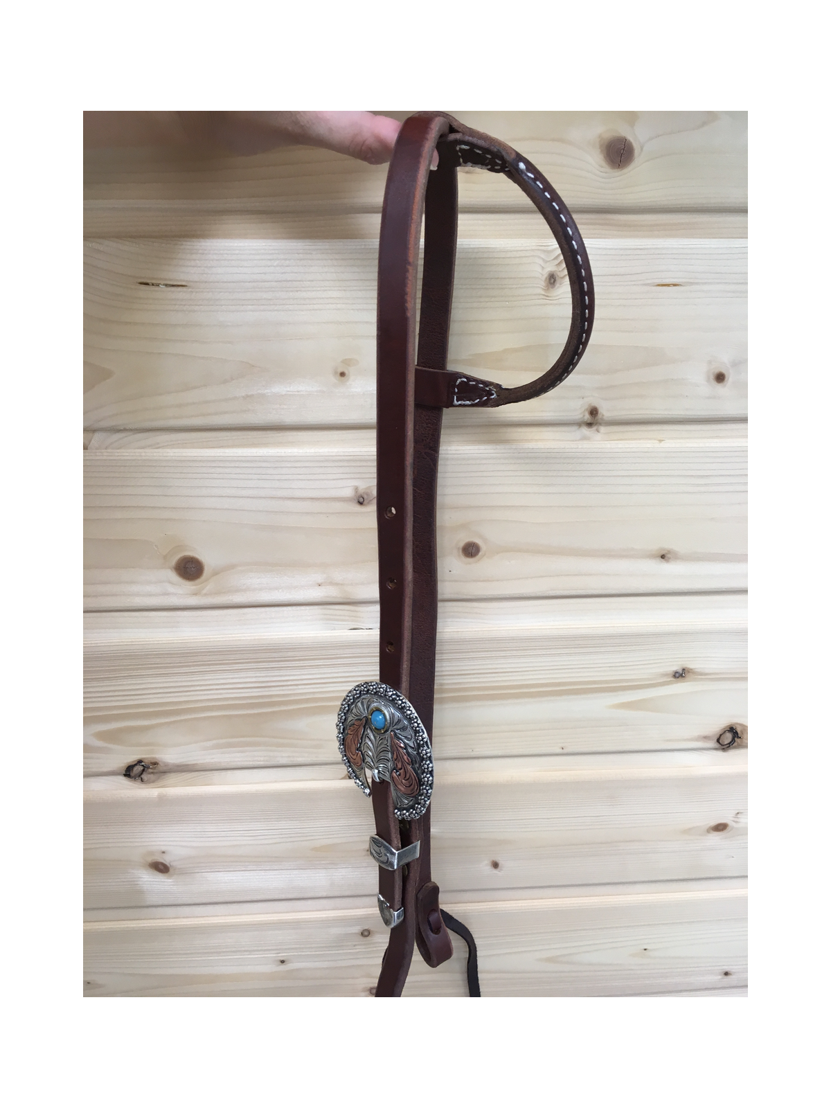 Chestnut Harness Ein-Ohr Zaum 1467b