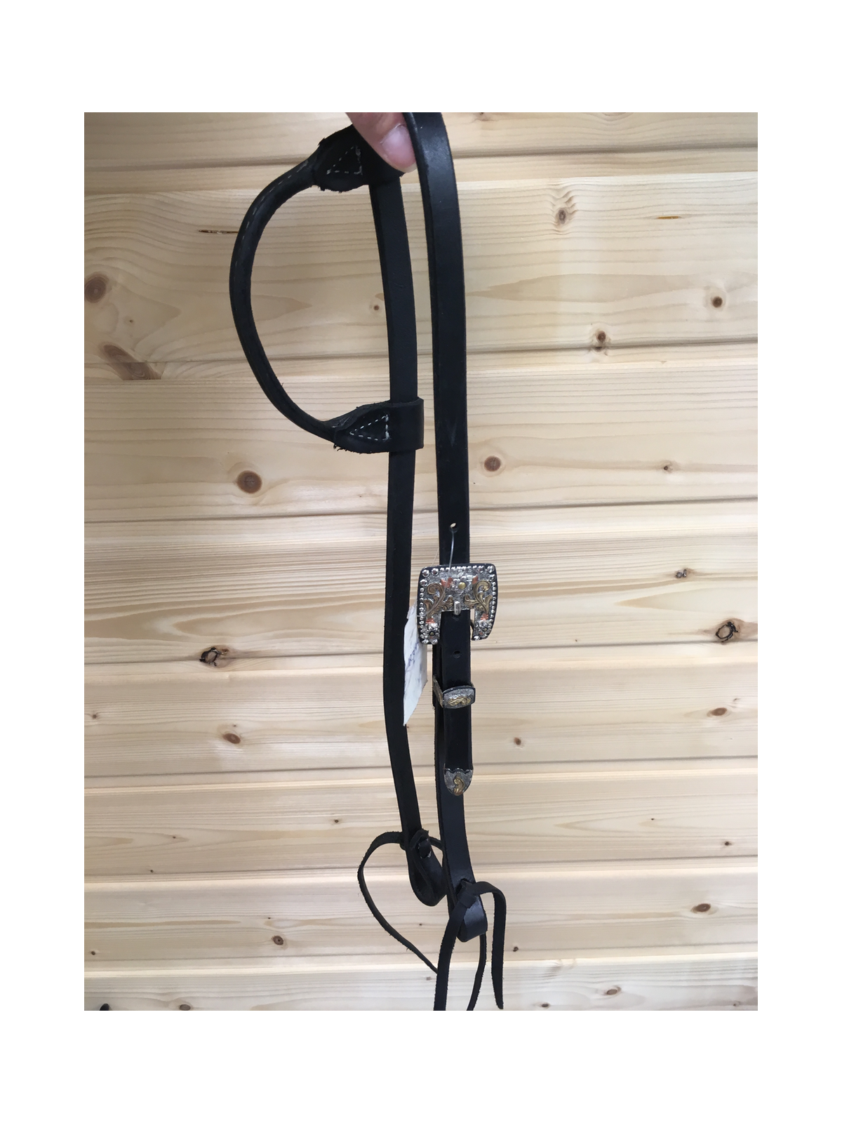 Black Harness One Ear Headstall